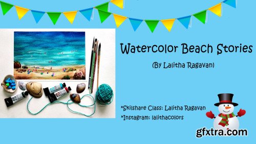 Watercolor Beach Stories