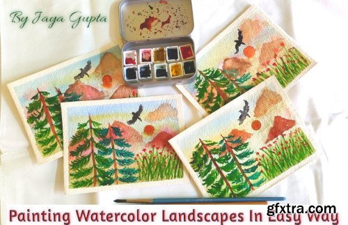 Painting Watercolor Landscapes In Easy Way » GFxtra