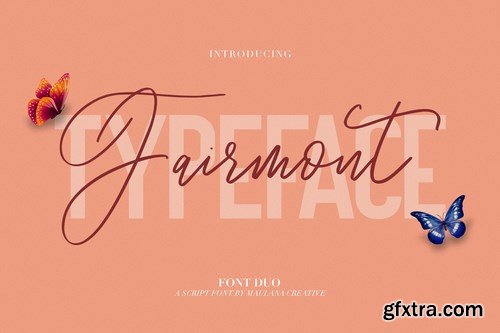 Fairmont - Script Sans Font