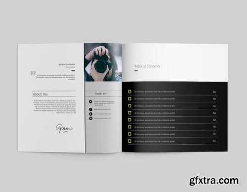 Portofolio Album Template