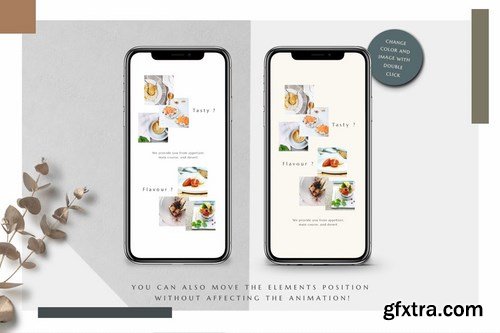 Animated Instagram Basic Pack - Food