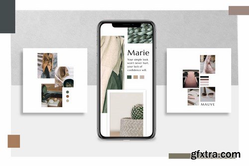 Animated Instagram Basic Pack - Moodboard