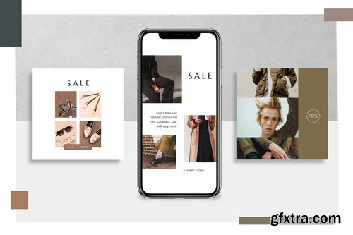 Animated Instagram Basic Pack - Promotion and Sale