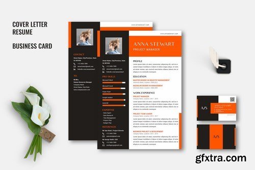 Athena - Creative CV Resume Set