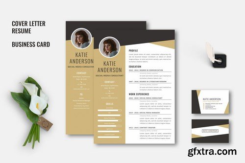 Midaz - Creative CV Resume Set