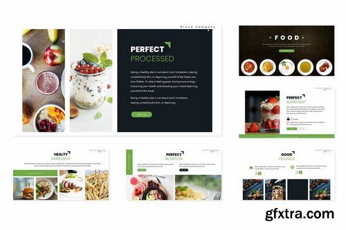 Food - Powerpoint Google Slides and Keynote Templates