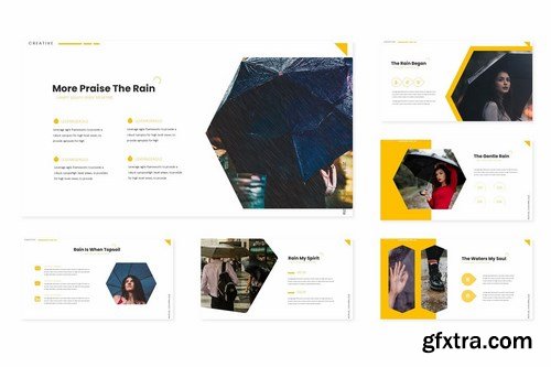 Rainy Theme - Powerpoint Google Slides and Keynote Templates