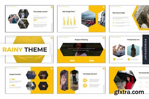 Rainy Theme - Powerpoint Google Slides and Keynote Templates