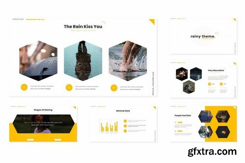 Rainy Theme - Powerpoint Google Slides and Keynote Templates