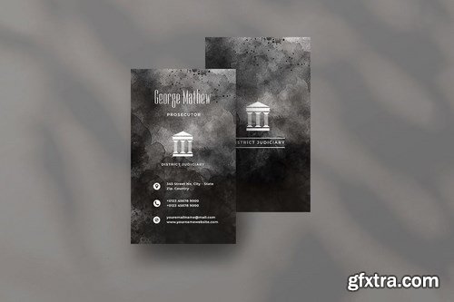 Vertical Black Business Card Bundle