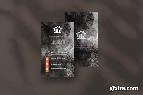 Vertical Black Business Card Bundle