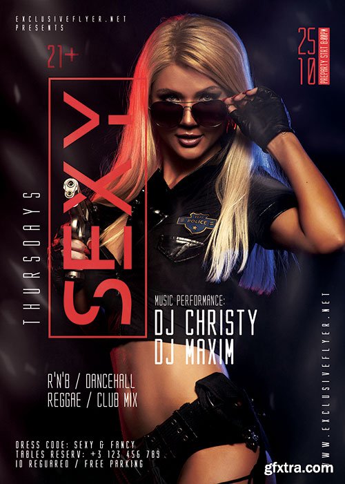 Sexy thursdays - Premium flyer psd template