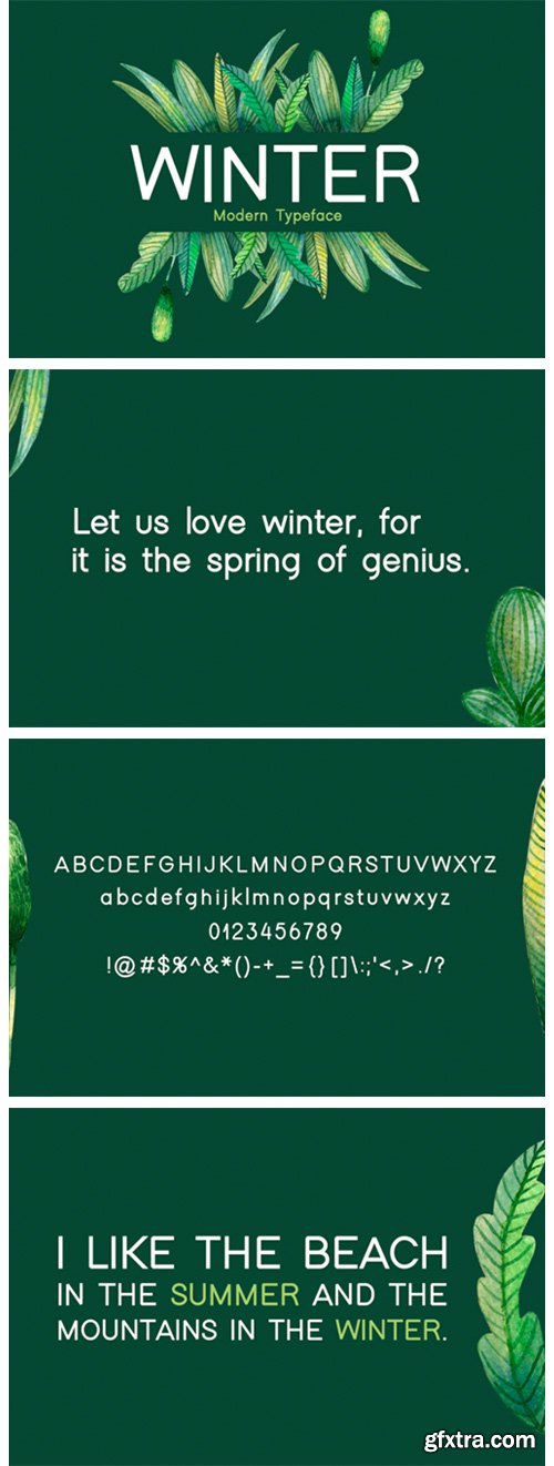 Winter Font