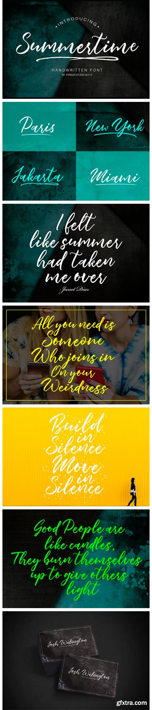 Summertime Script Font