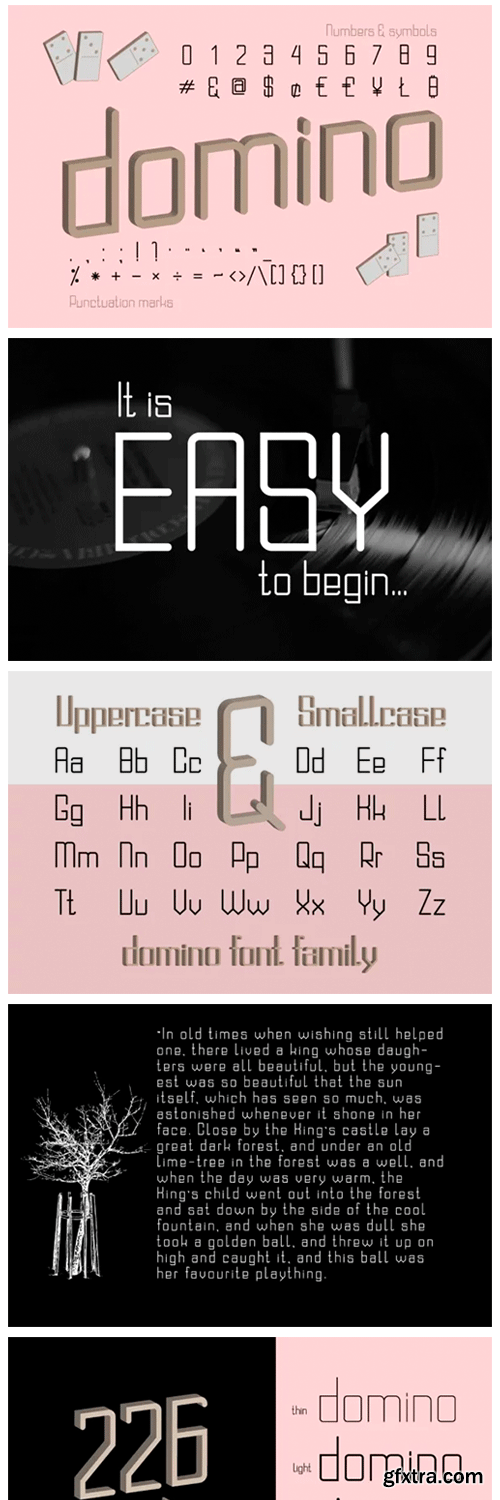 Domino Font Family