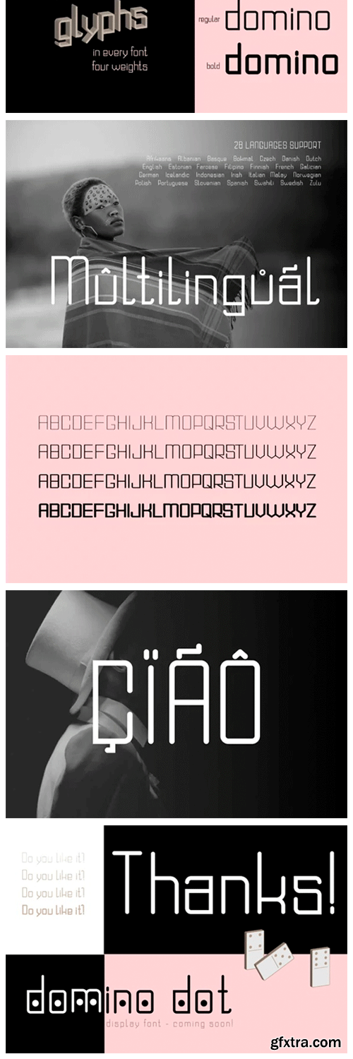 Domino Font Family