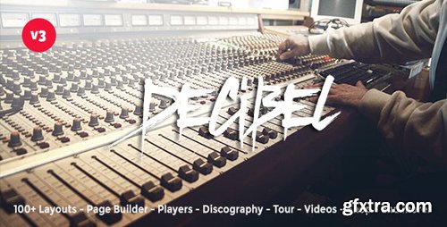 ThemeForest - Decibel v3.0.2 - Professional Music WordPress Theme - 10662261