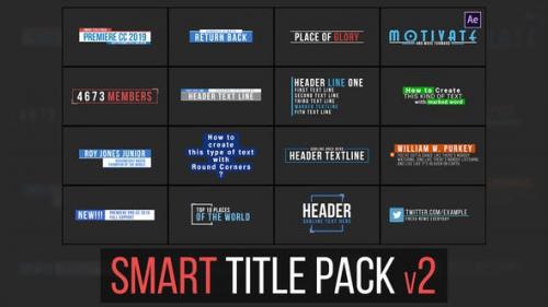 Videohive - Smart Title Pack v2