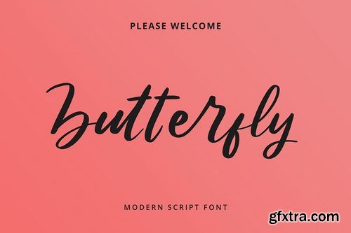 Butterfly Modern Script Font