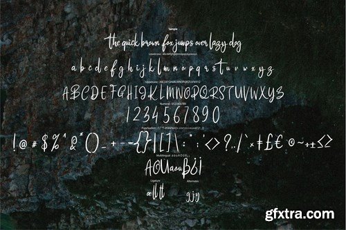 CM - Higlays Modern Script Font 4322979