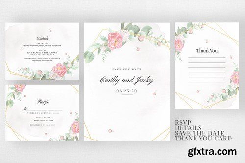 Wedding Eucalyptus Watercolor Suite