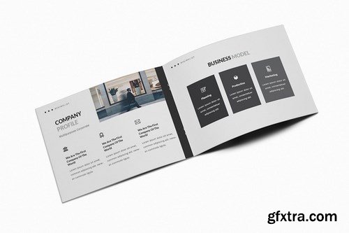 Multipurpose Corporate A5 Brochure Template