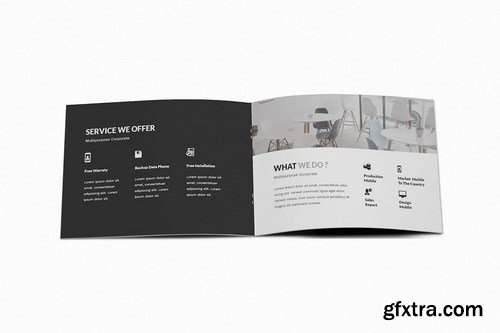 Multipurpose Corporate A5 Brochure Template