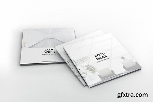 Multipurpose Corporate Square Brochure Template