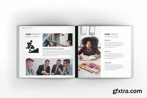 Multipurpose Corporate Square Brochure Template