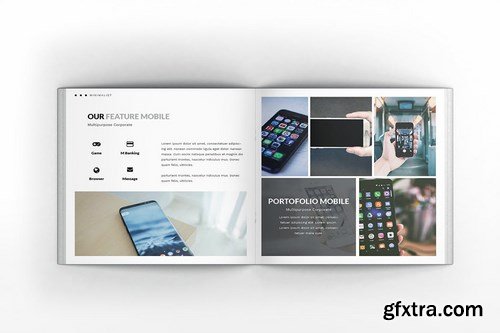 Multipurpose Corporate Square Brochure Template