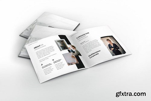 Multipurpose Corporate Square Brochure Template