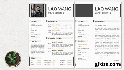 CV Resume Elegant And Bold