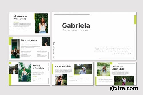 Gabriela - Powerpoint Google Slides and Keynote Templates