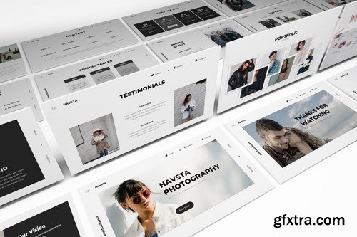 Havsta Photography Powerpoint Google Slides and Keynote Templates