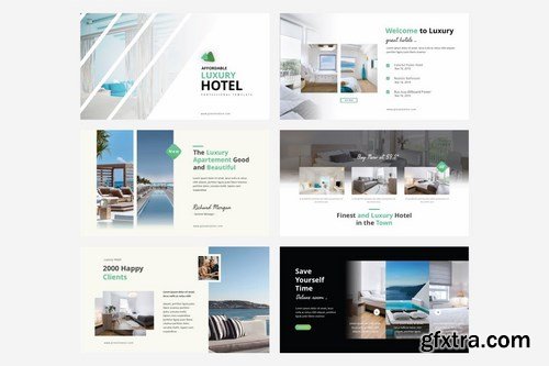 LUXURY HOTEL - Powerpoint Google Slides and Keynote Templates