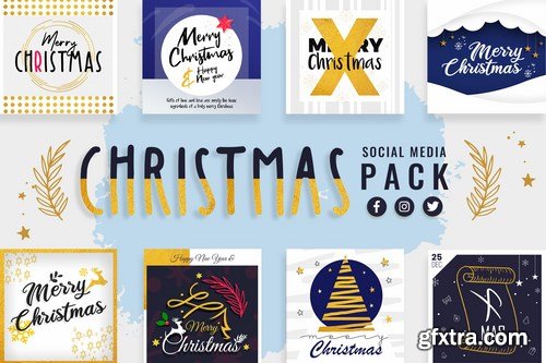 Christmas Social Media Templates