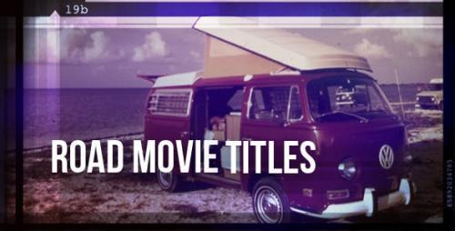 Videohive - Road Movie - Titles