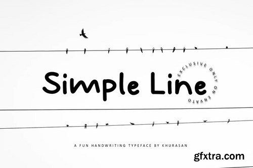 Simple Line Font