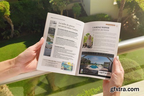 A5 Brochure Catalog Mockup