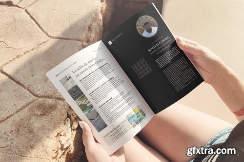 A5 Brochure Catalog Mockup