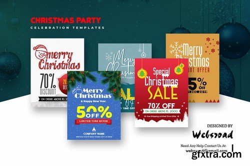 Christmas Party Celebration Templates