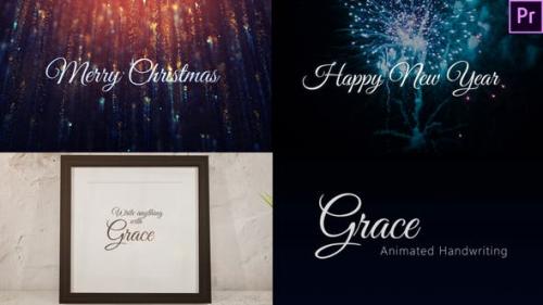 Videohive - Grace - Animated Handwriting Typeface