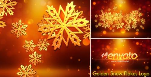 Videohive - Snowflakes Logo