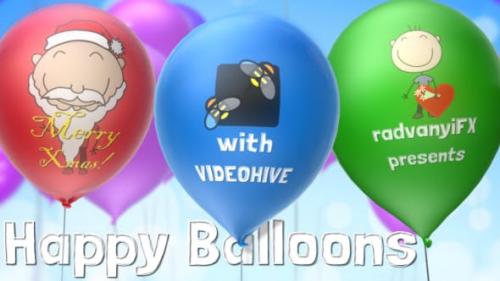 Videohive - Happy Balloons