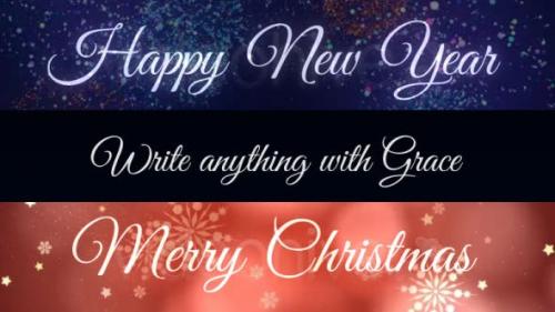 Videohive - Grace - Animated Handwriting Typeface