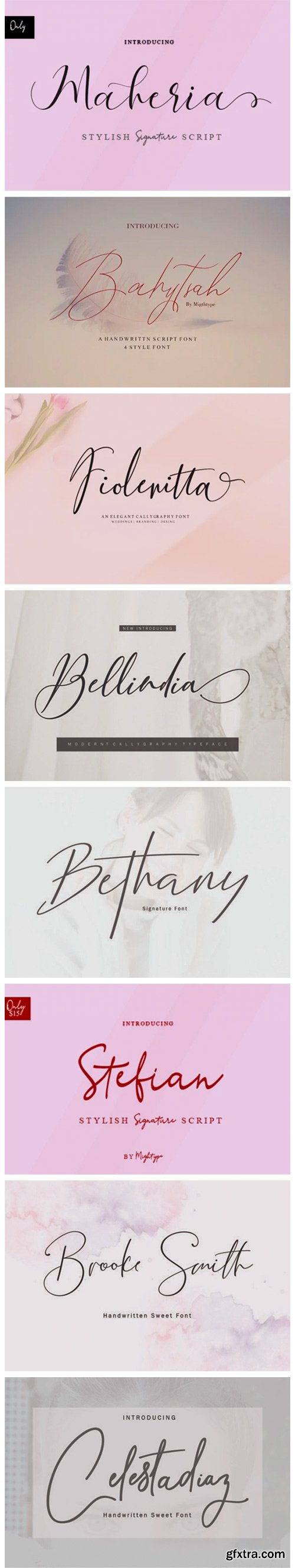 8 Gorgeous Script Fonts