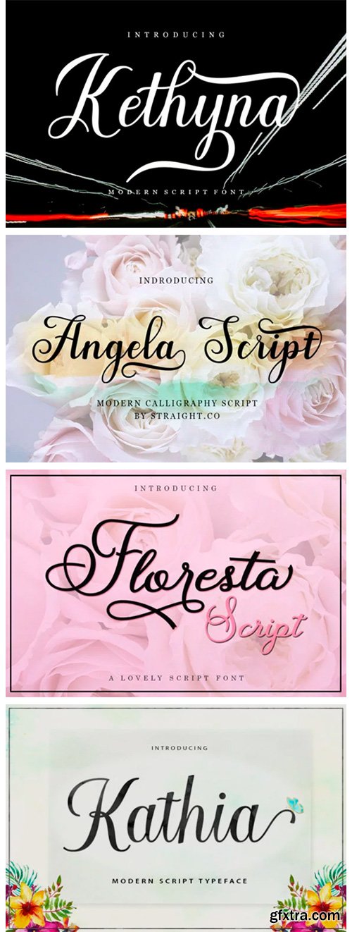 8 Elegant Script Fonts