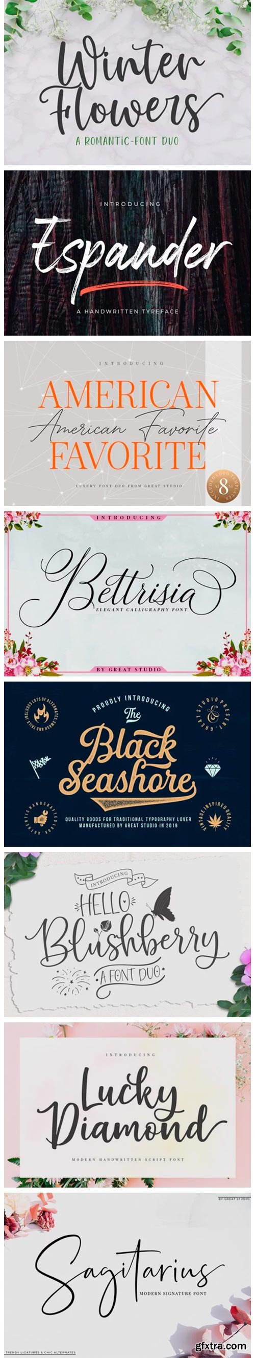 8 Stunning Script Fonts