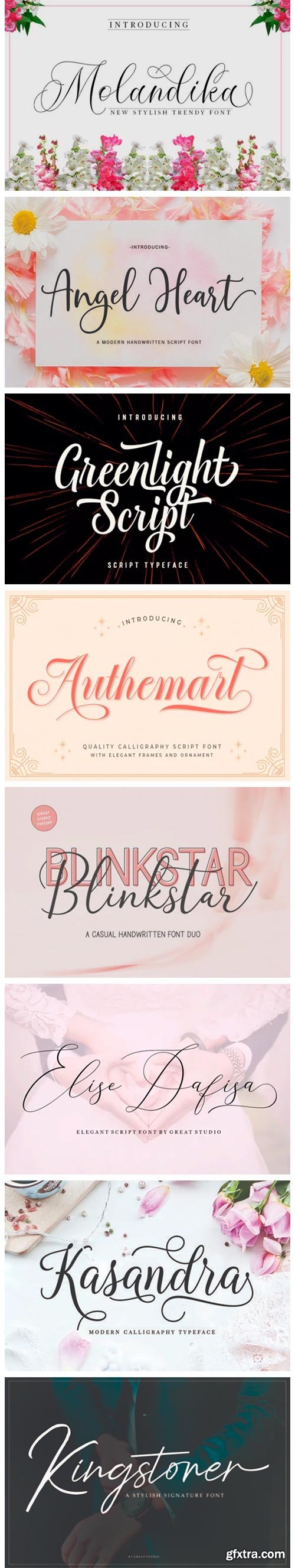 8 Stylish Script Fonts