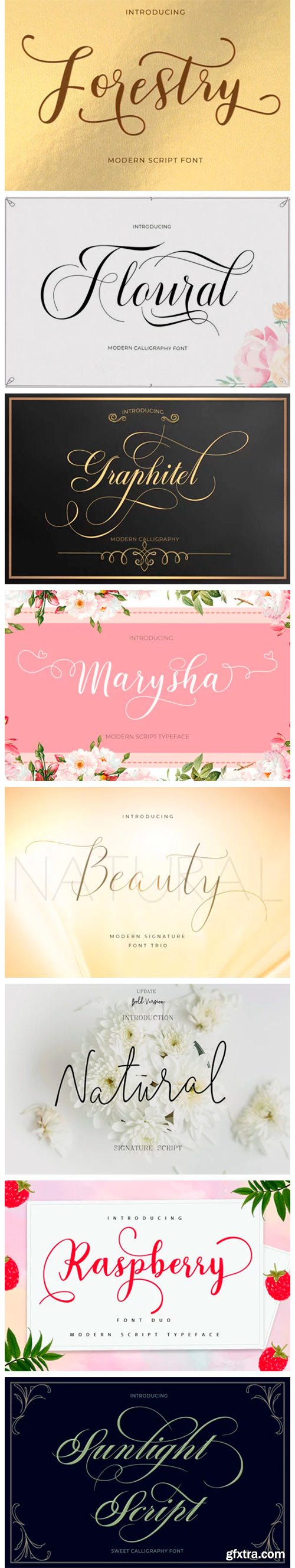 8 Beautiful Script Fonts